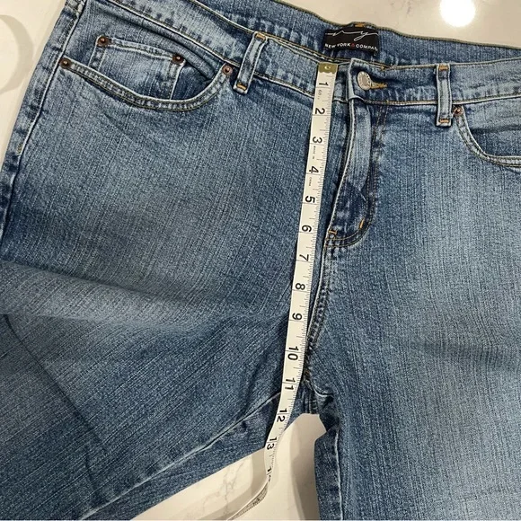 New York & Company Denim Blue Jeans Average Bootcut Size 18 - Picture 11 of 12